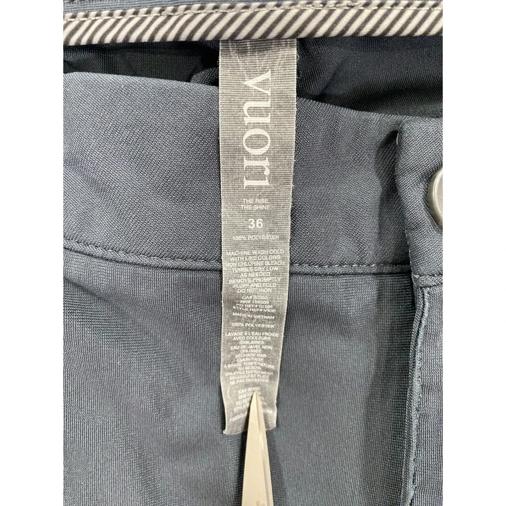 Vuori Pants Mens Size 36x30 Blue Meta Performance Trouser Chino Straight Pockets